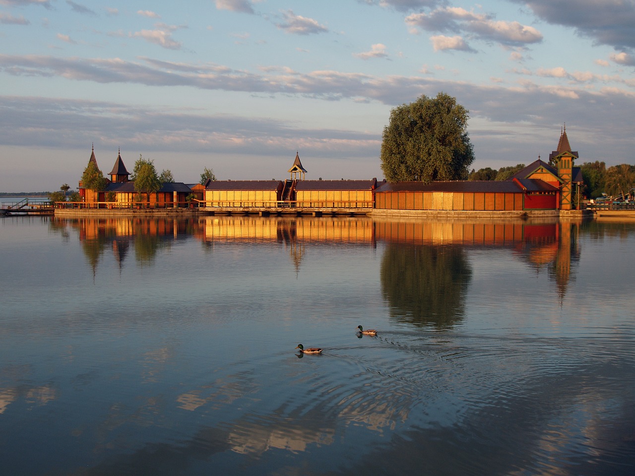 lake balaton keszthely beach free photo