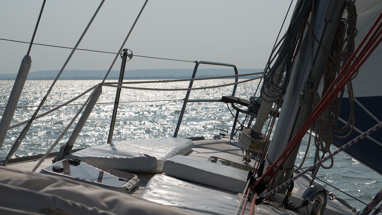 lake balaton  sailing  water free photo