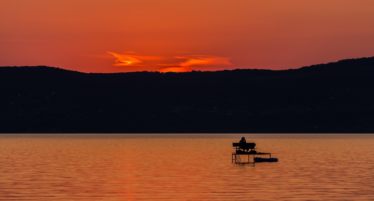 lake balaton lake water free photo