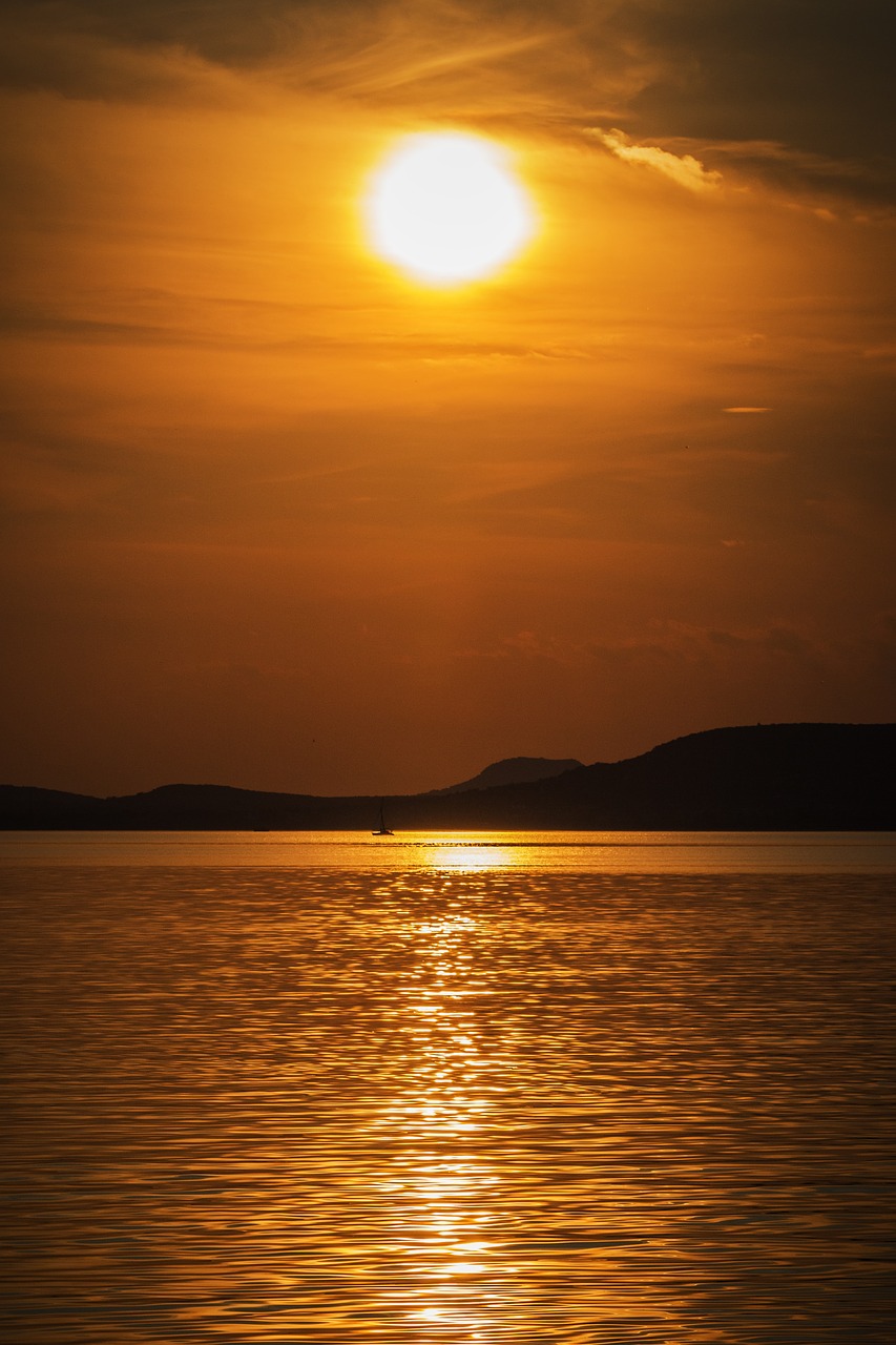 lake balaton lake water free photo