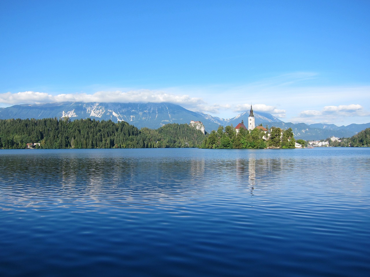 lake bled slovenia landscape free photo