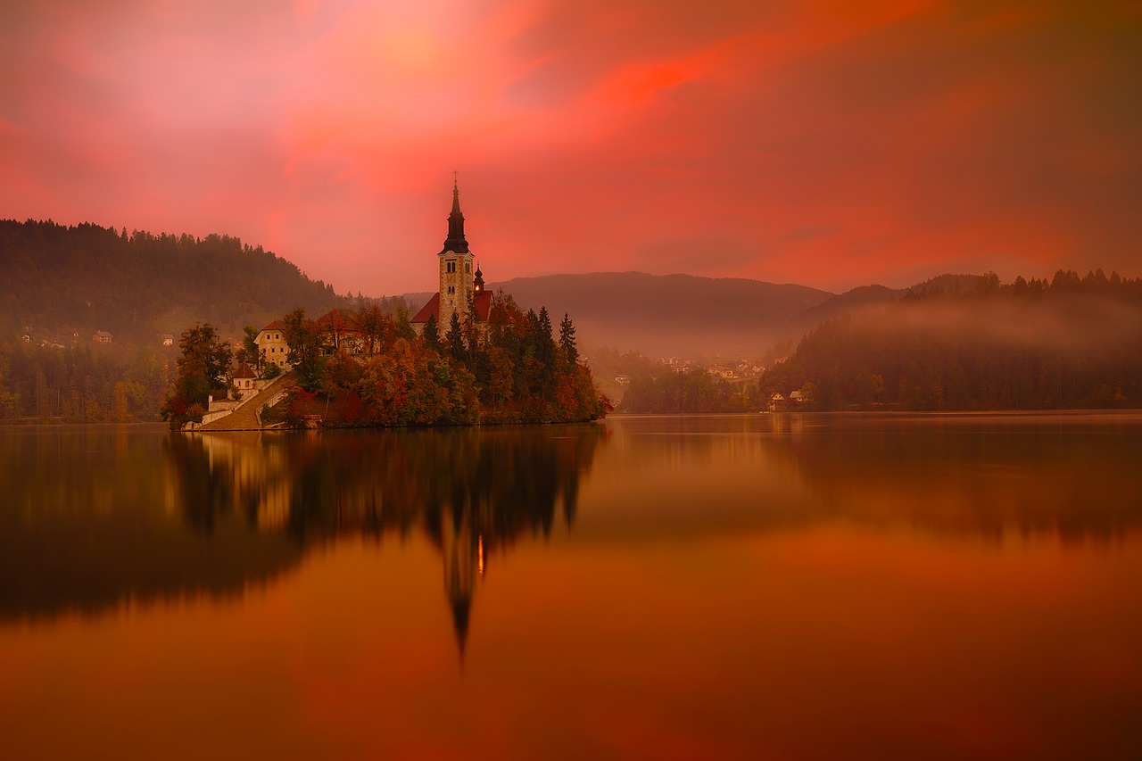 lake bled slovenia travel free photo