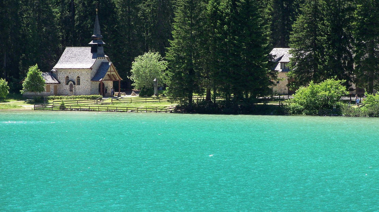 lake braies alps terence hill free photo