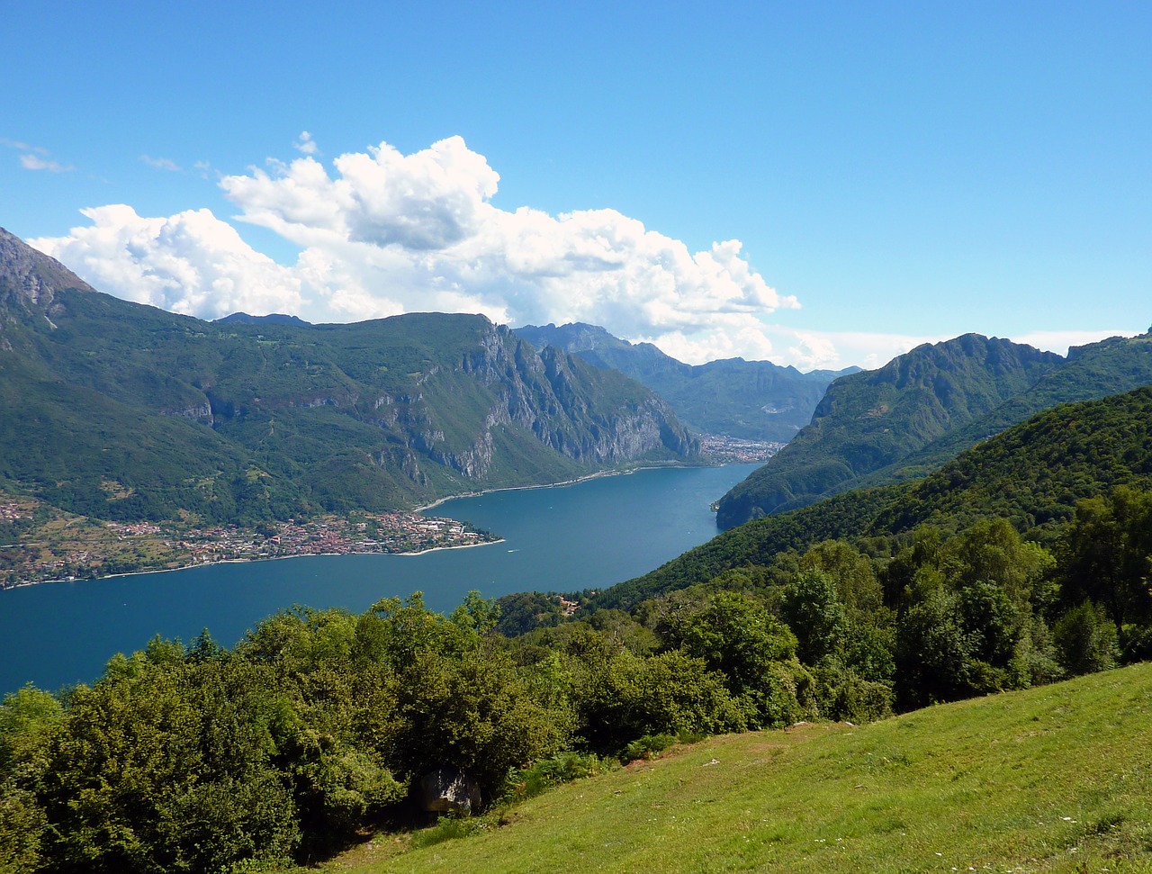 lake como landscape italy free photo