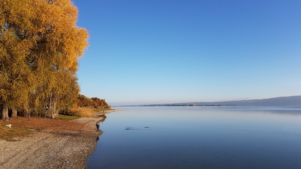 lake constance sunset abendstimmung free photo