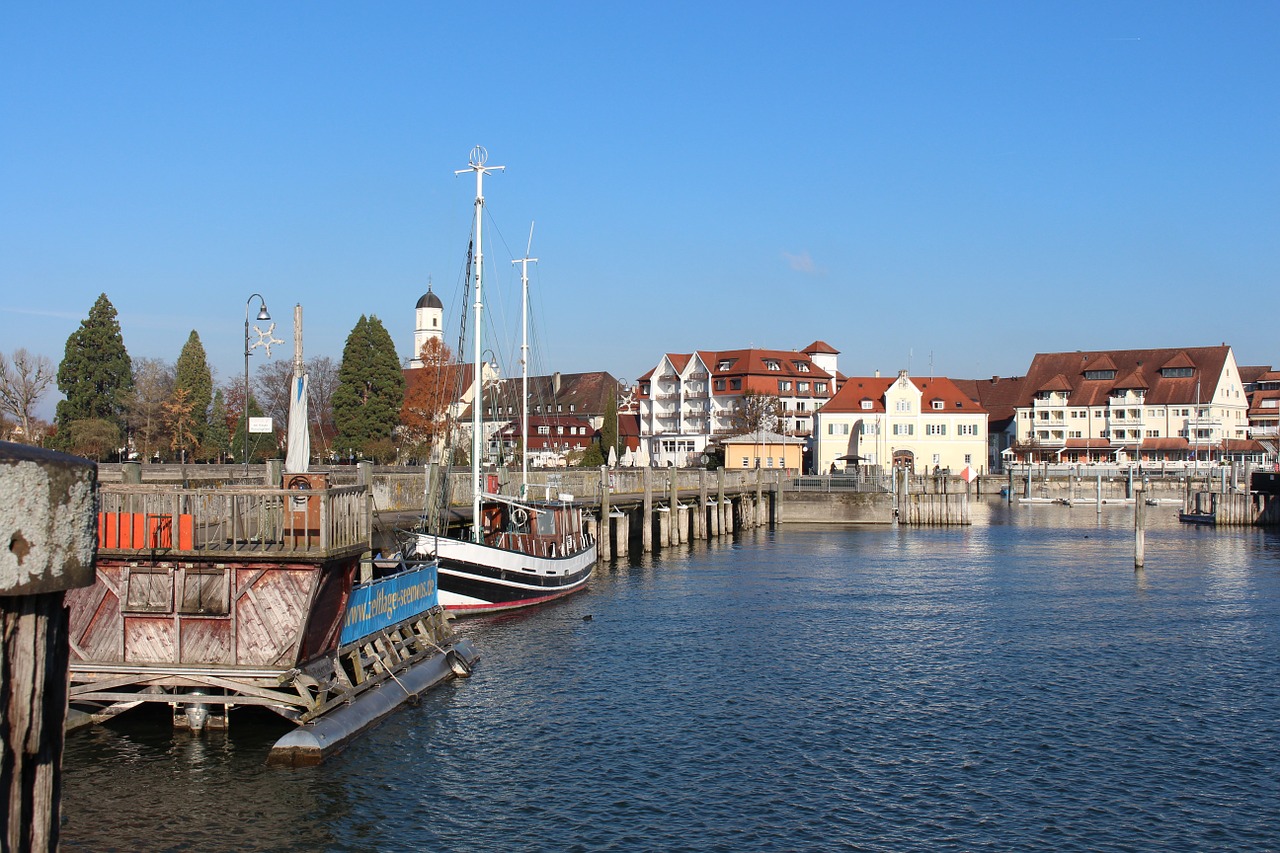 lake constance germany port free photo