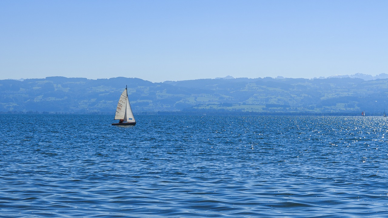 lake constance sail on the water free photo