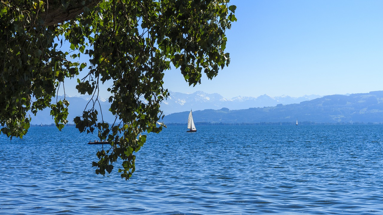 lake constance sail on the water free photo