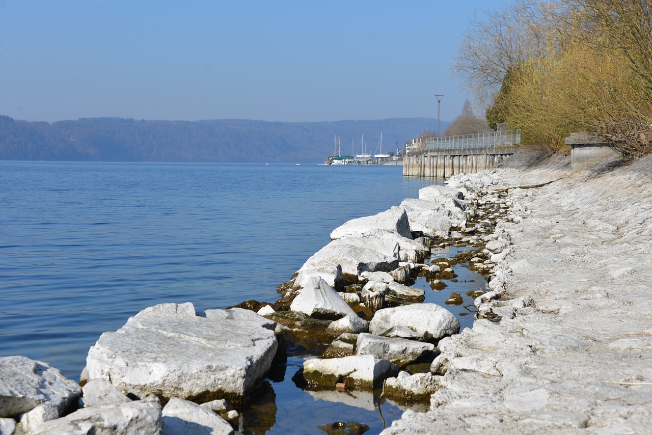 lake constance water beach free photo