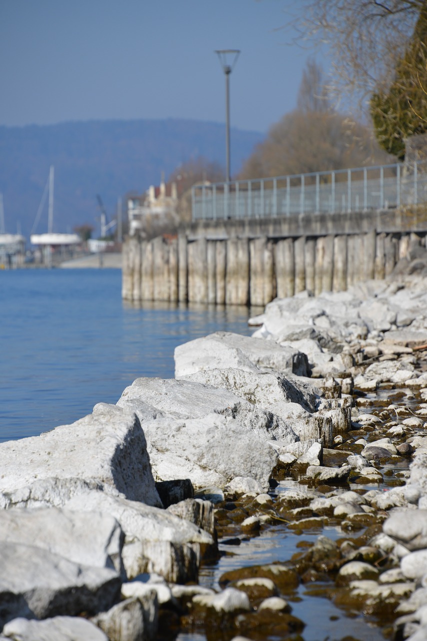 lake constance water beach free photo