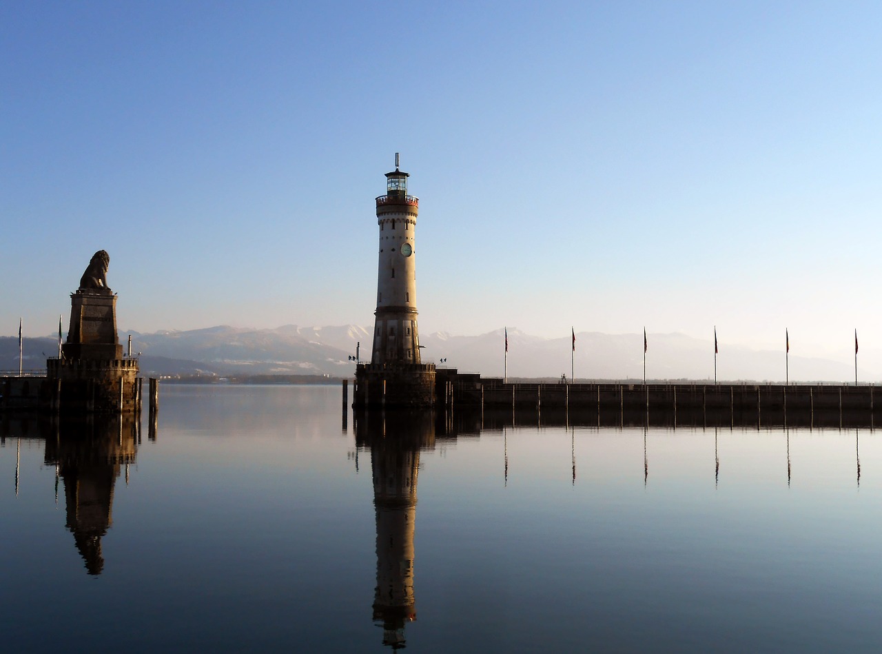 lake constance  water  lindau free photo