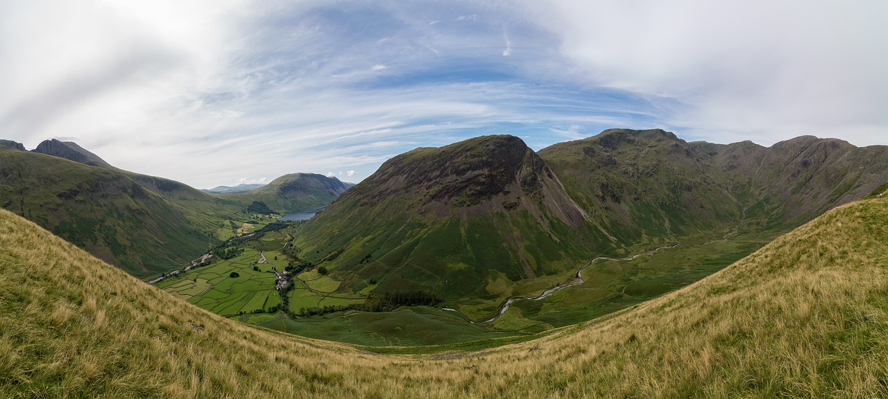 lake district panorama mountain free photo