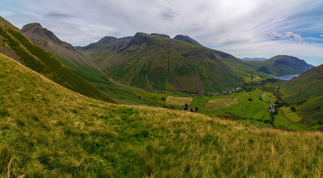 lake district mountain skafell pike free photo