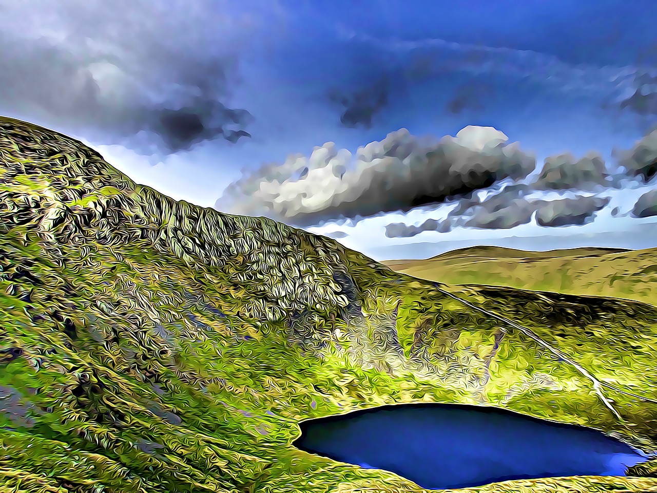 lake district  cumbria  blencathra free photo