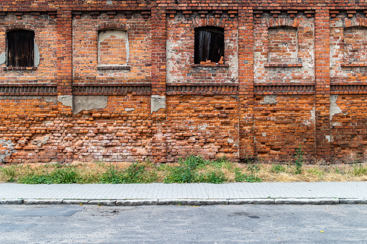 lake dusia  brick  wall free photo