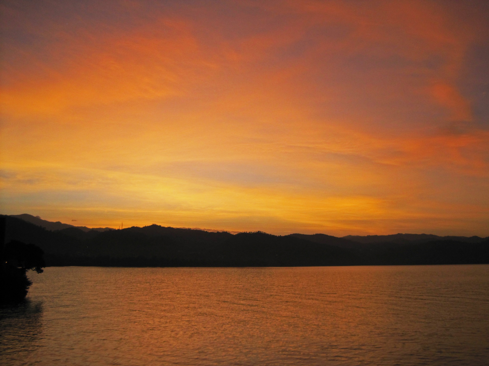 lake water dawn free photo