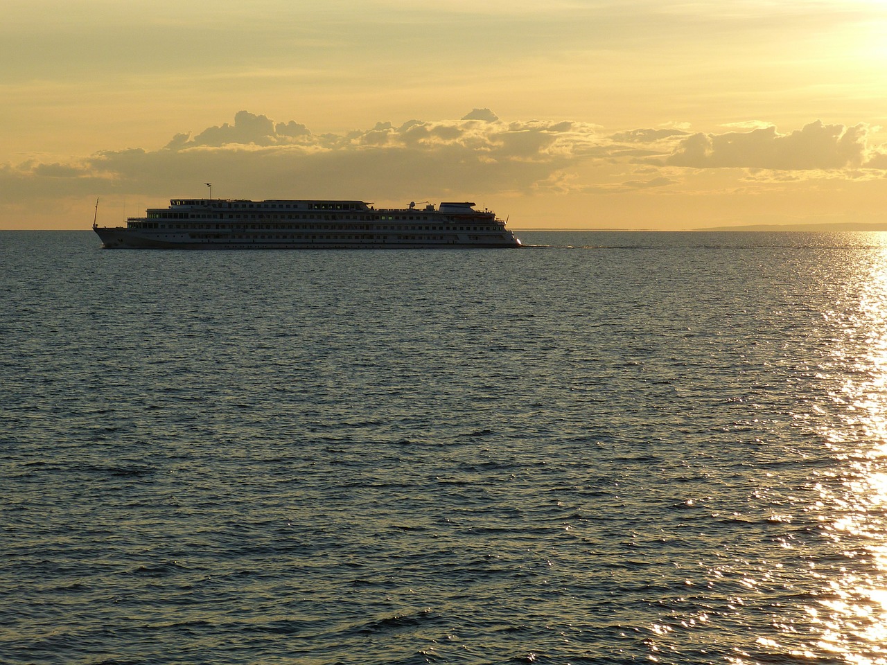 lake ladoga cruise ship russia free photo