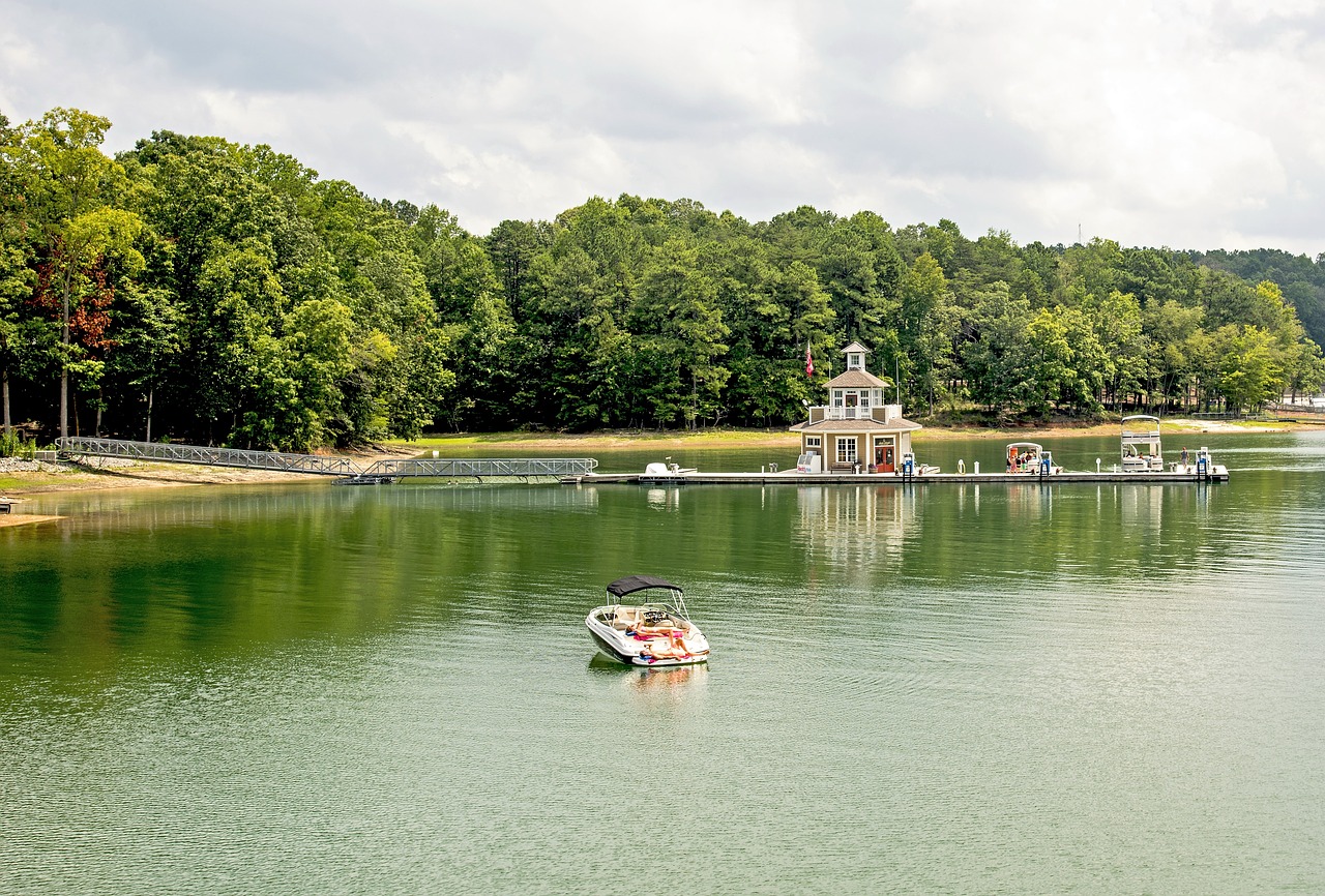 lake lanier lake water free photo