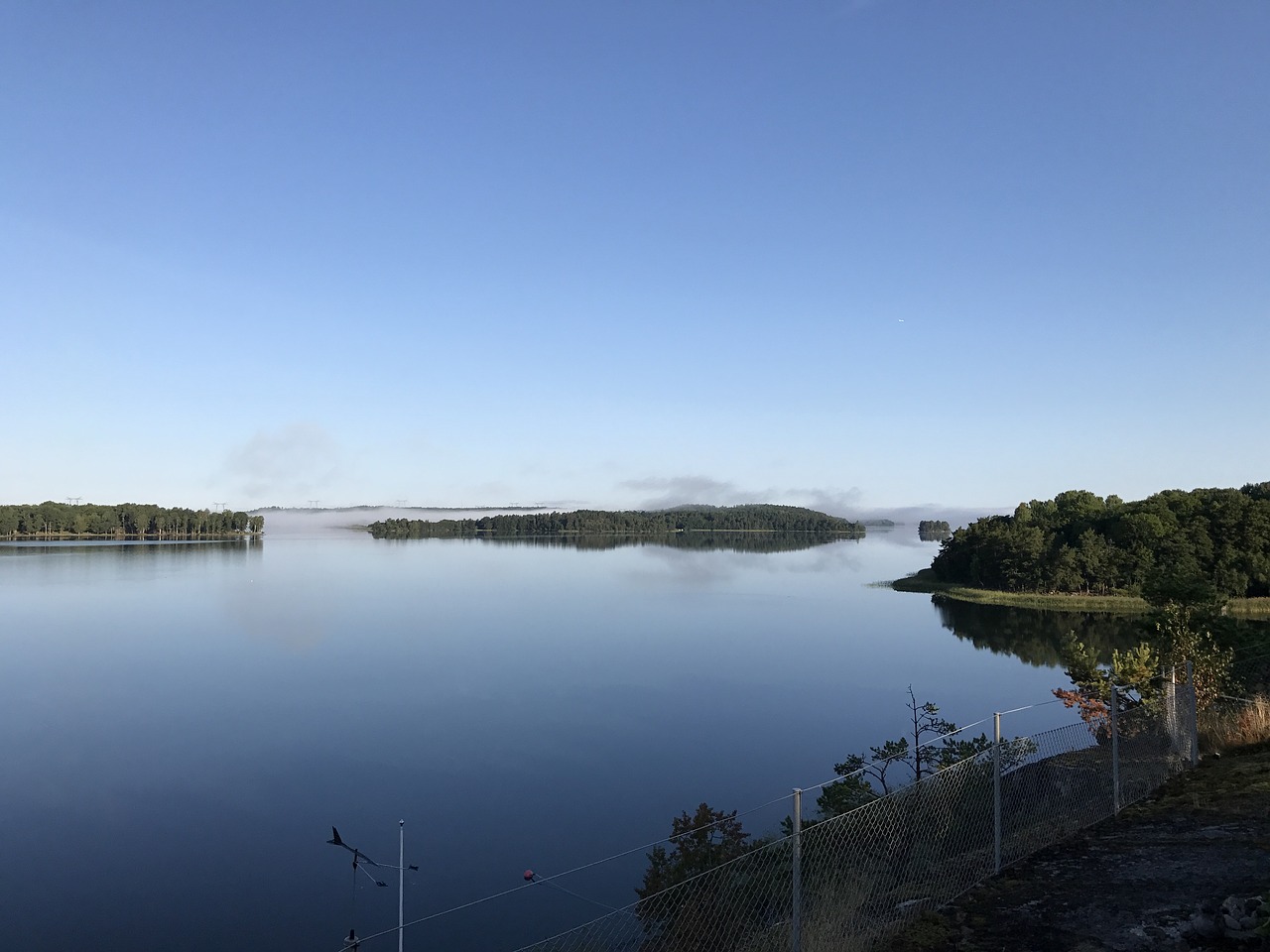 lake mälaren still summer free photo