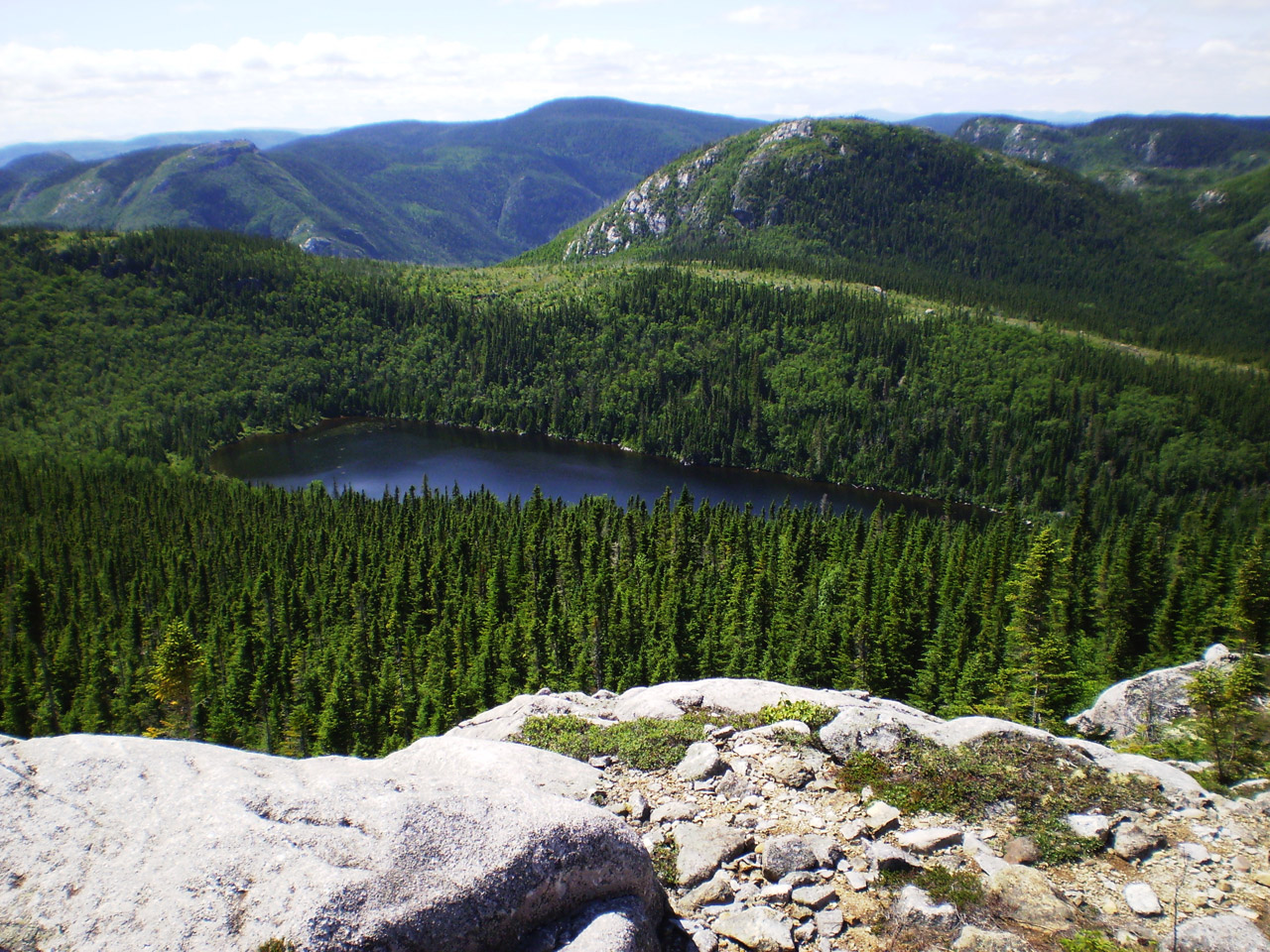 lake mountain landscape free photo