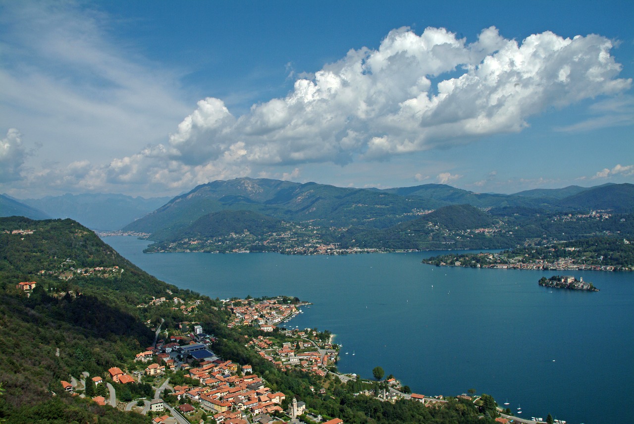 lake orta giulio free photo