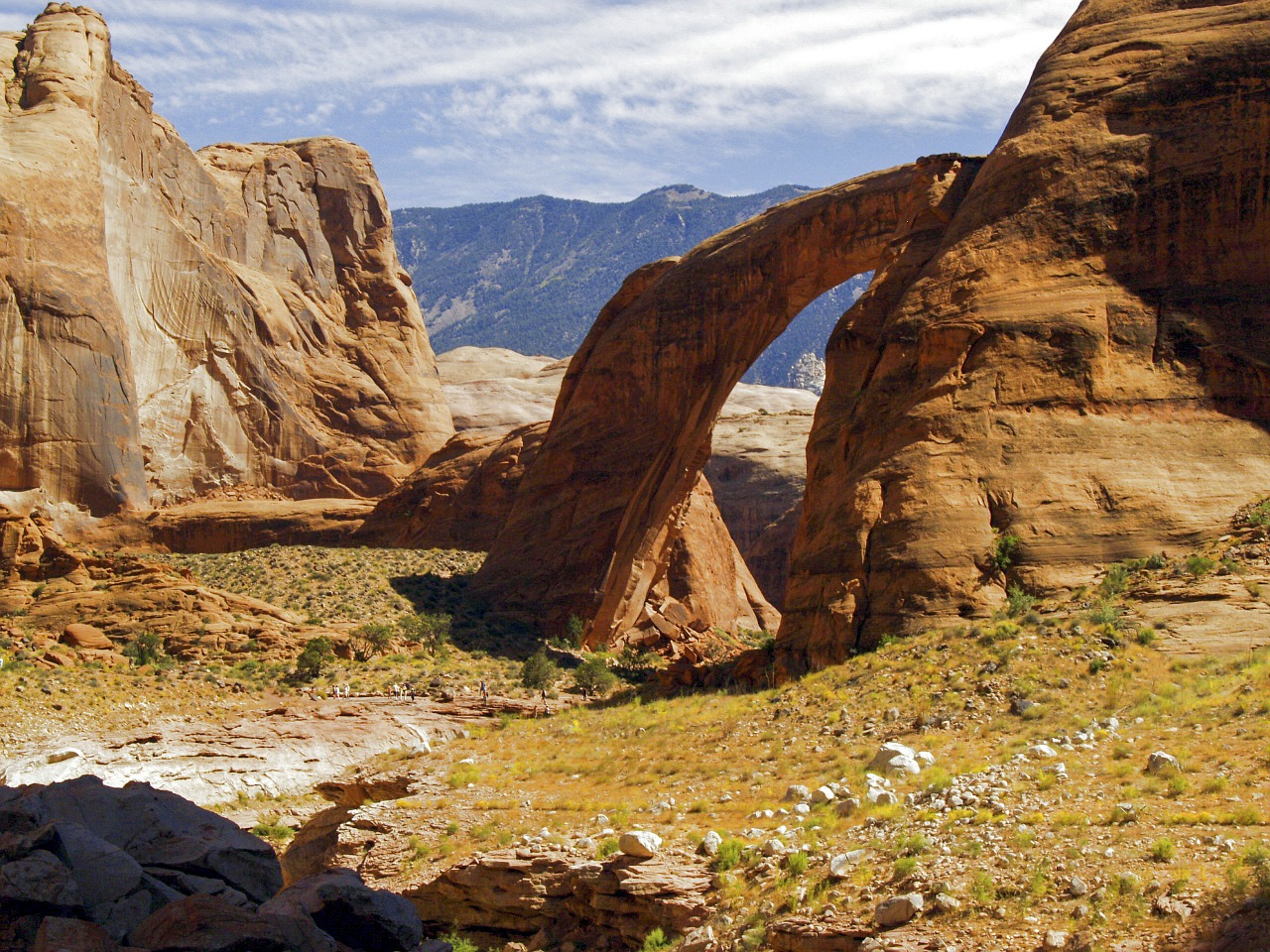 lake powell page rainbow bridge free photo