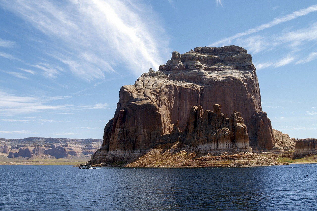 lake powell arizona usa free photo