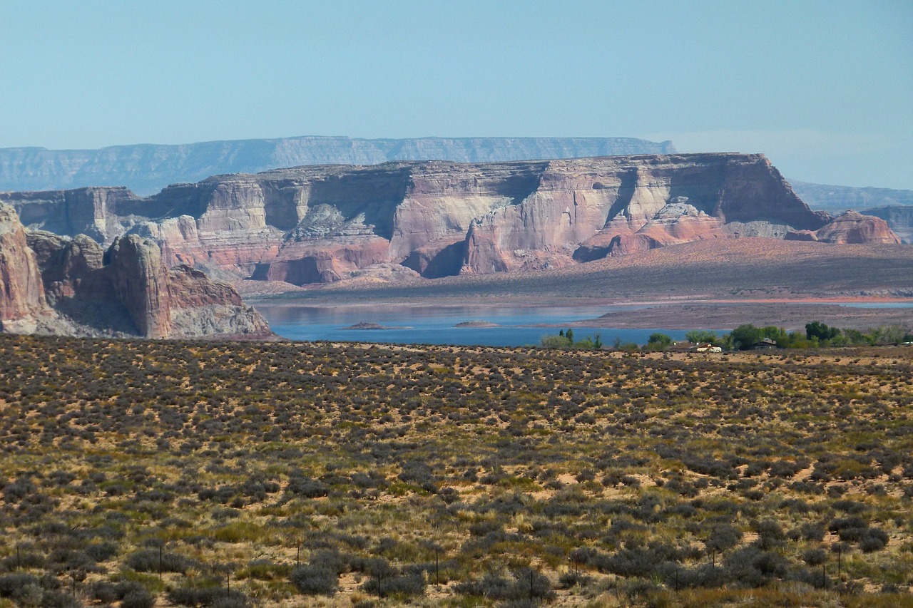 lake powell arizona usa free photo