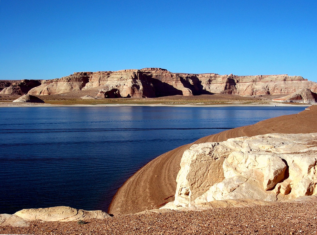 lake powell arizona america free photo