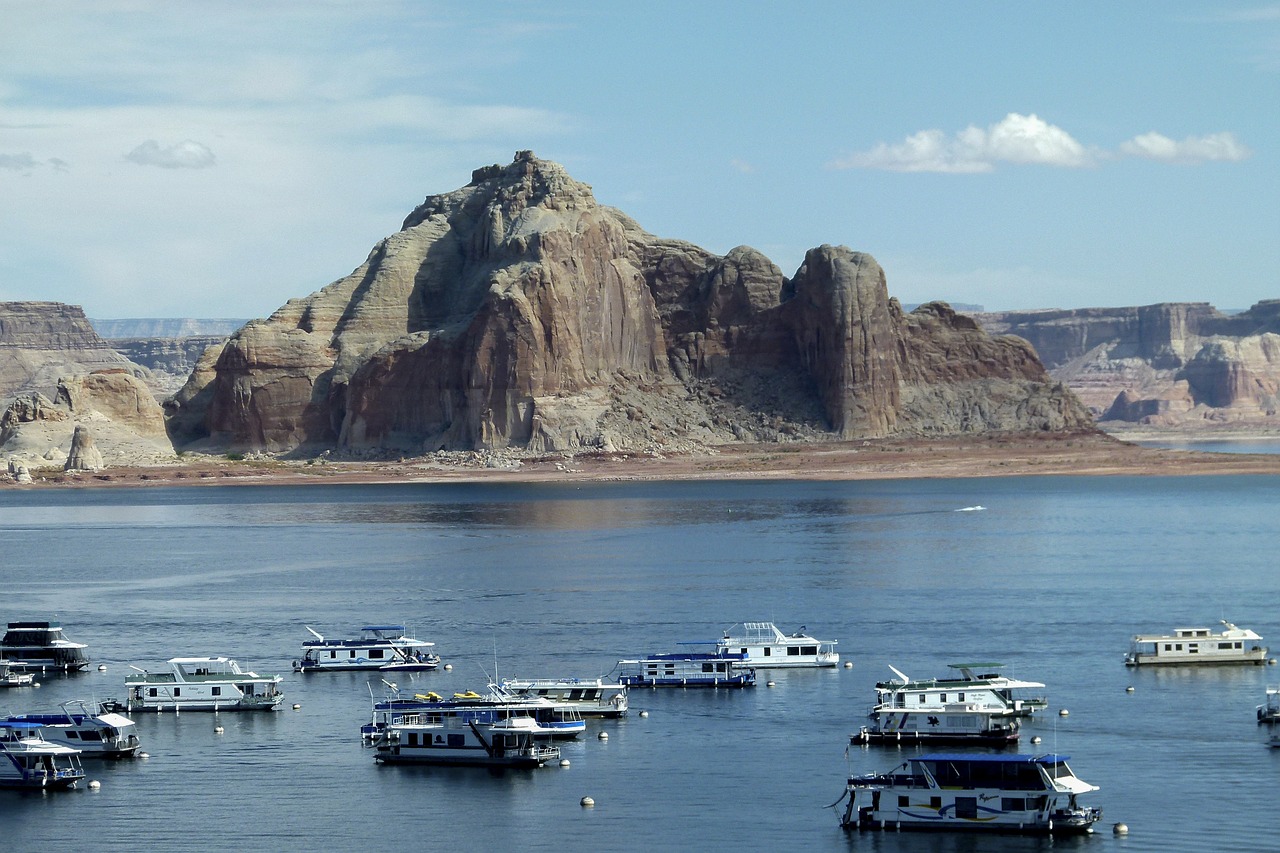 lake powell page arizona free photo