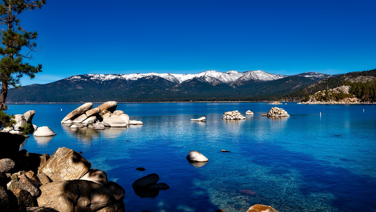 lake tahoe california mountain free photo