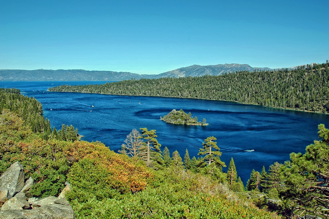 lake tahoe california water free photo