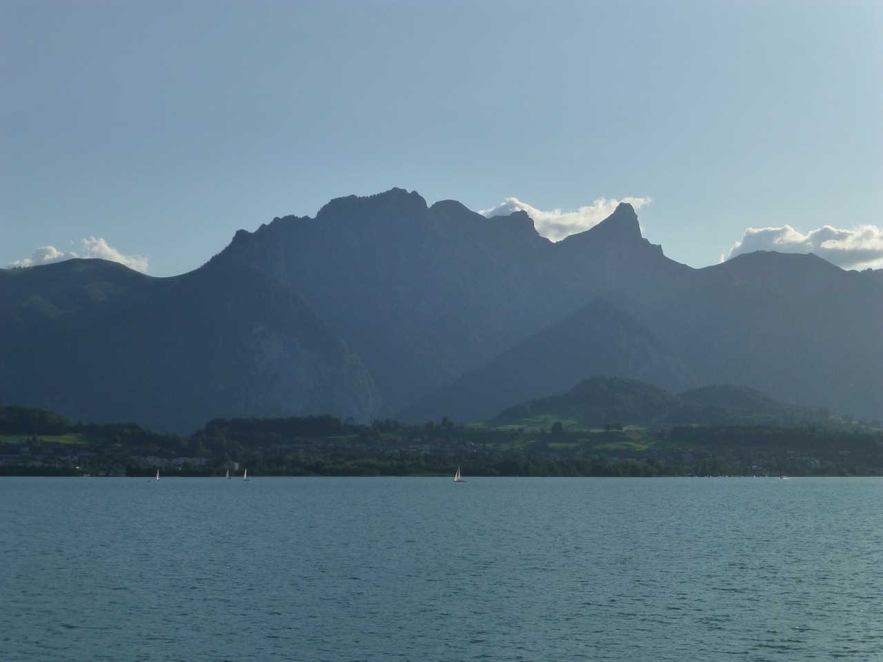 lake thun stockhorn lake free photo