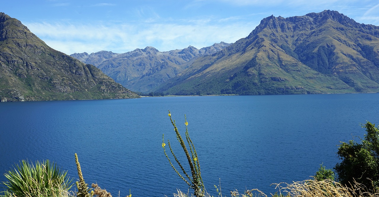 lake wakatipu new zealand south island free photo