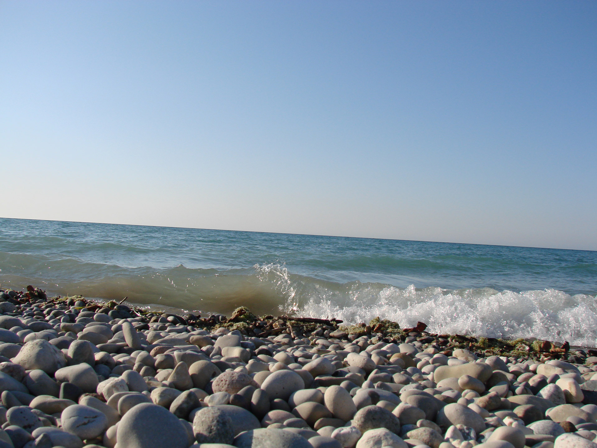 waves shore rocks free photo