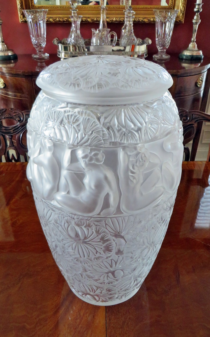 lalique crystal vase free photo