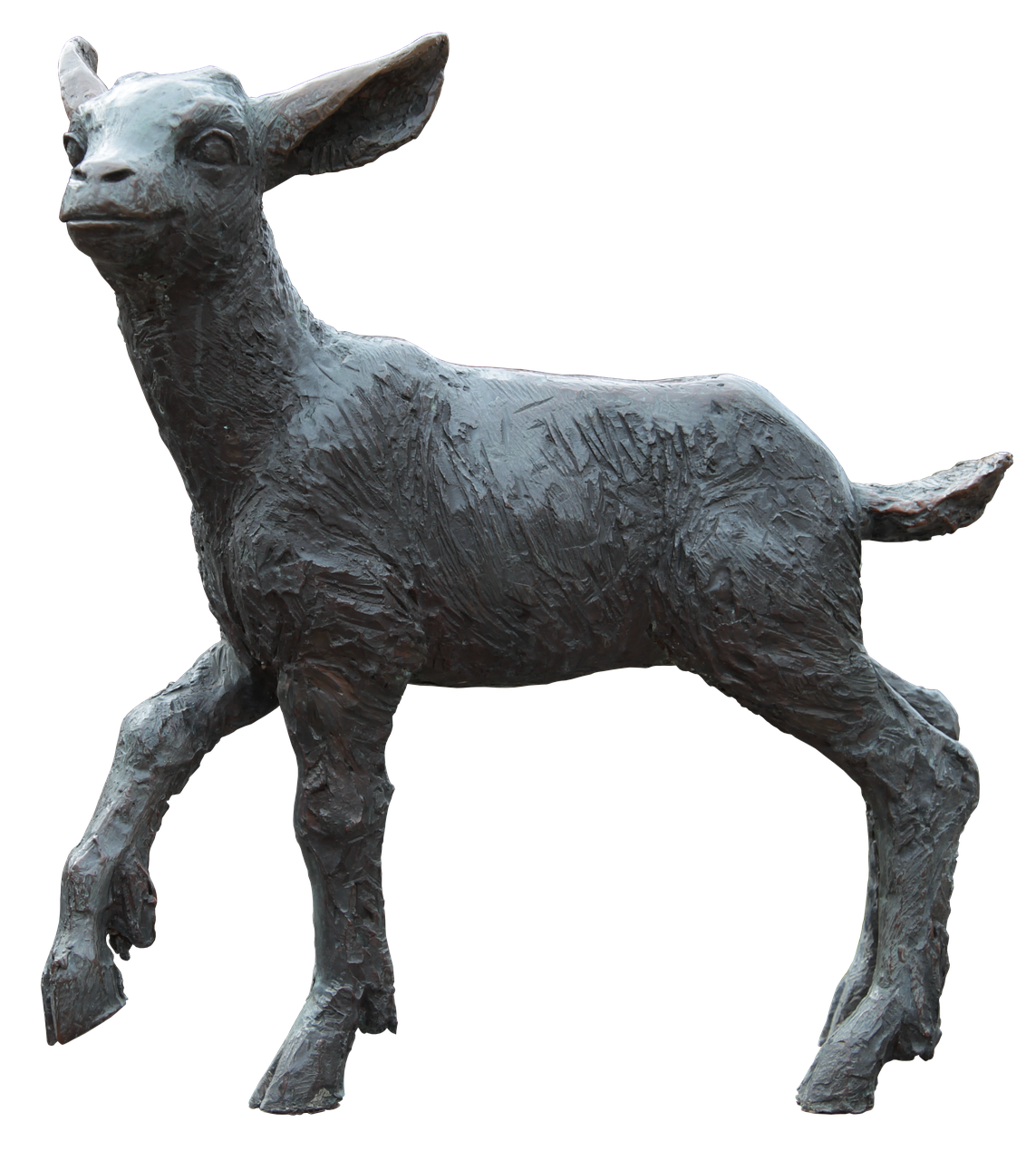 lamb bronze sculpture free photo