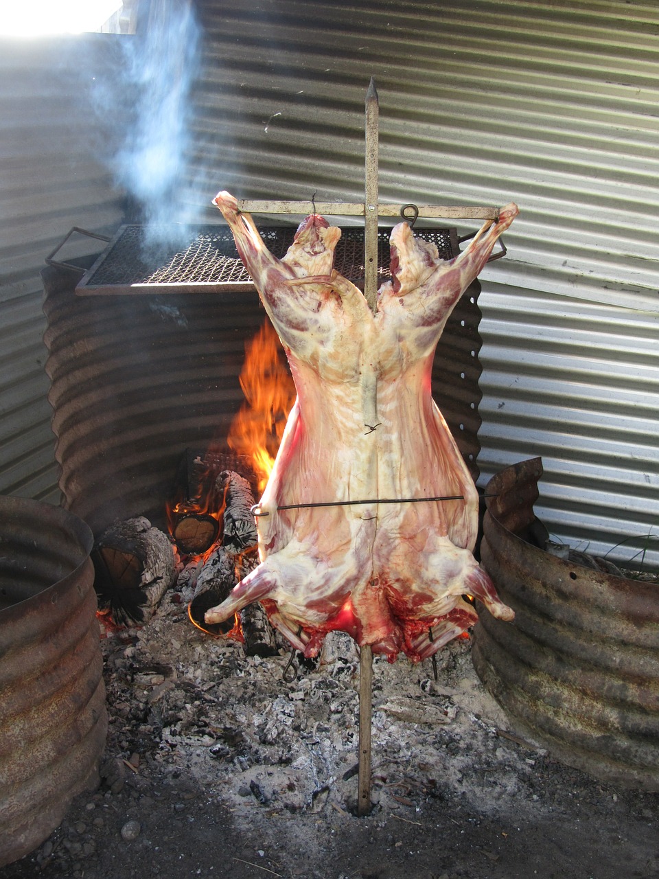 lamb barbecue eat free photo