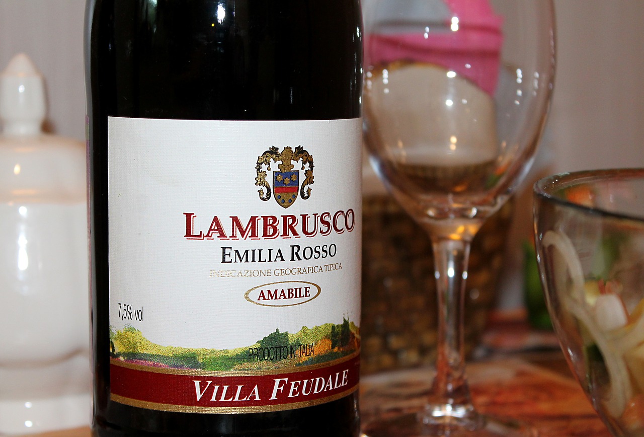 lambrusco wine sparkling free photo