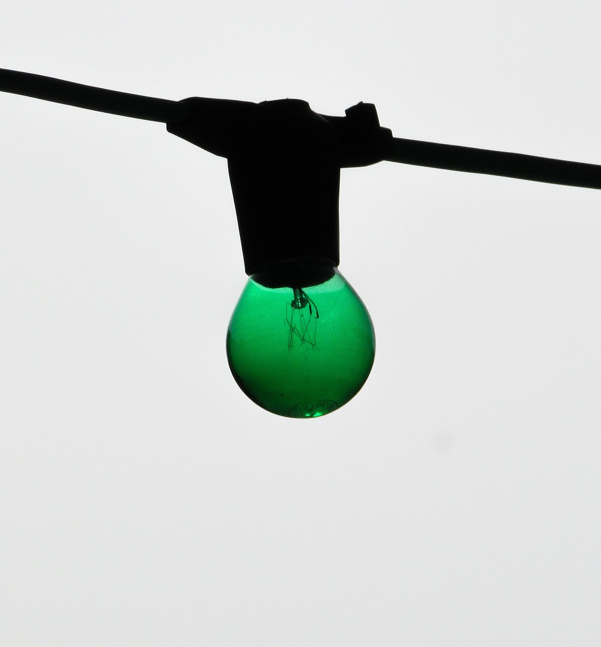 lamp green colour free photo