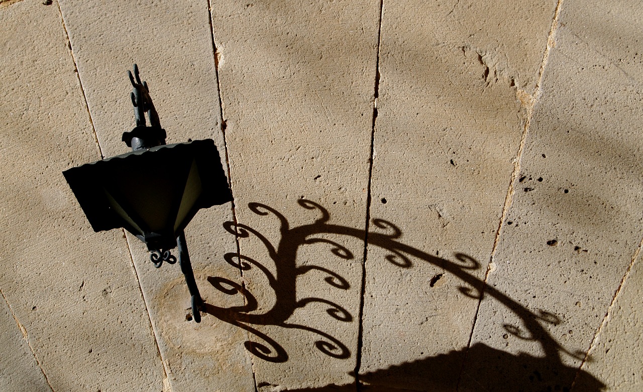 lamp light shadow free photo