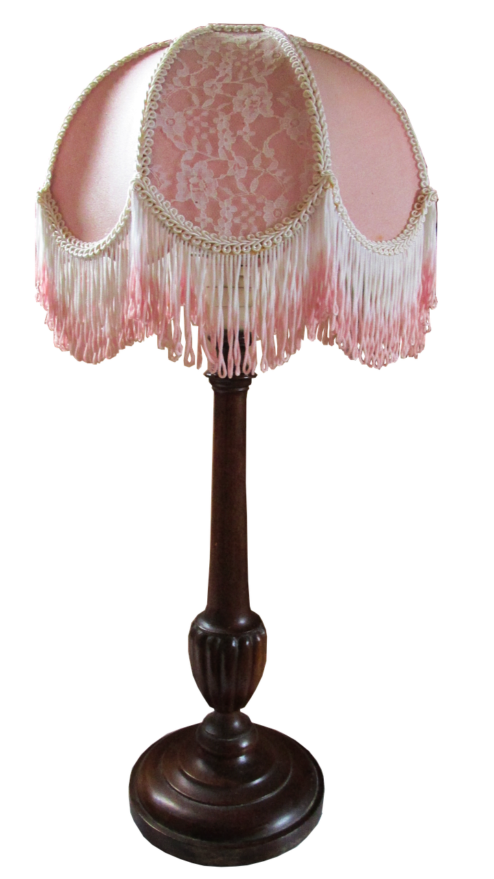 lamp pink old free photo