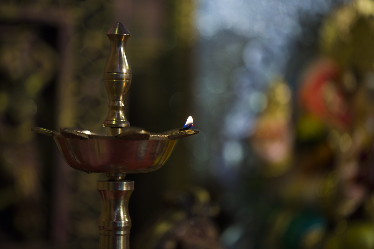 lamp prayer hindu free photo