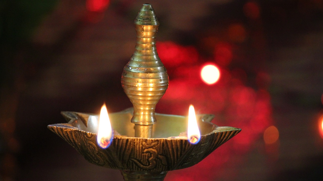 lamp india temple free photo