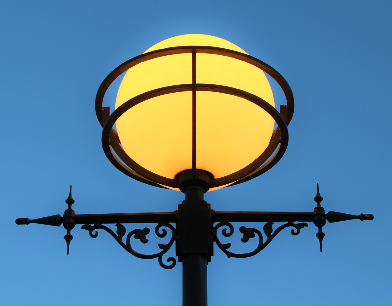 lamp outdoor lighting twilight free photo