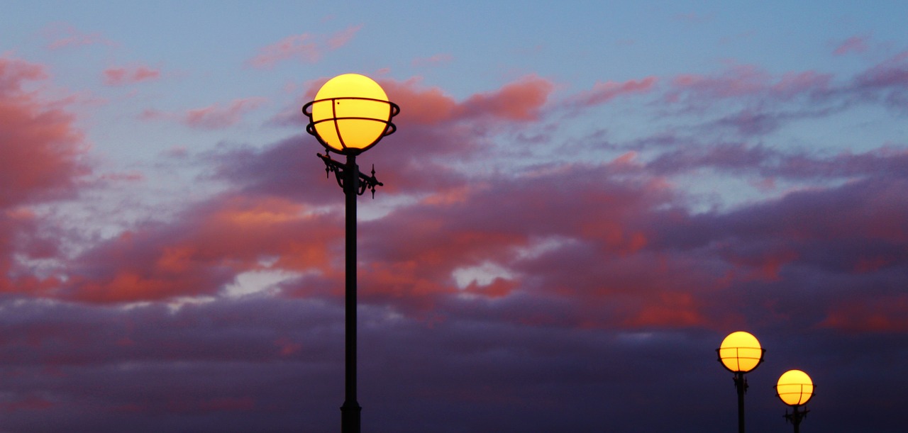 lamp outdoor lighting twilight free photo