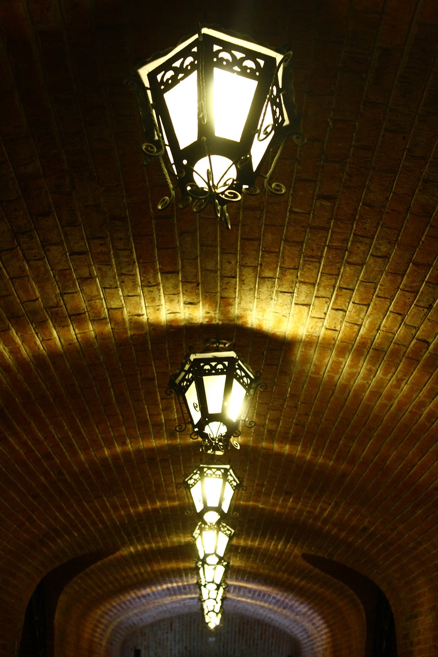 lamp hall stairs free photo