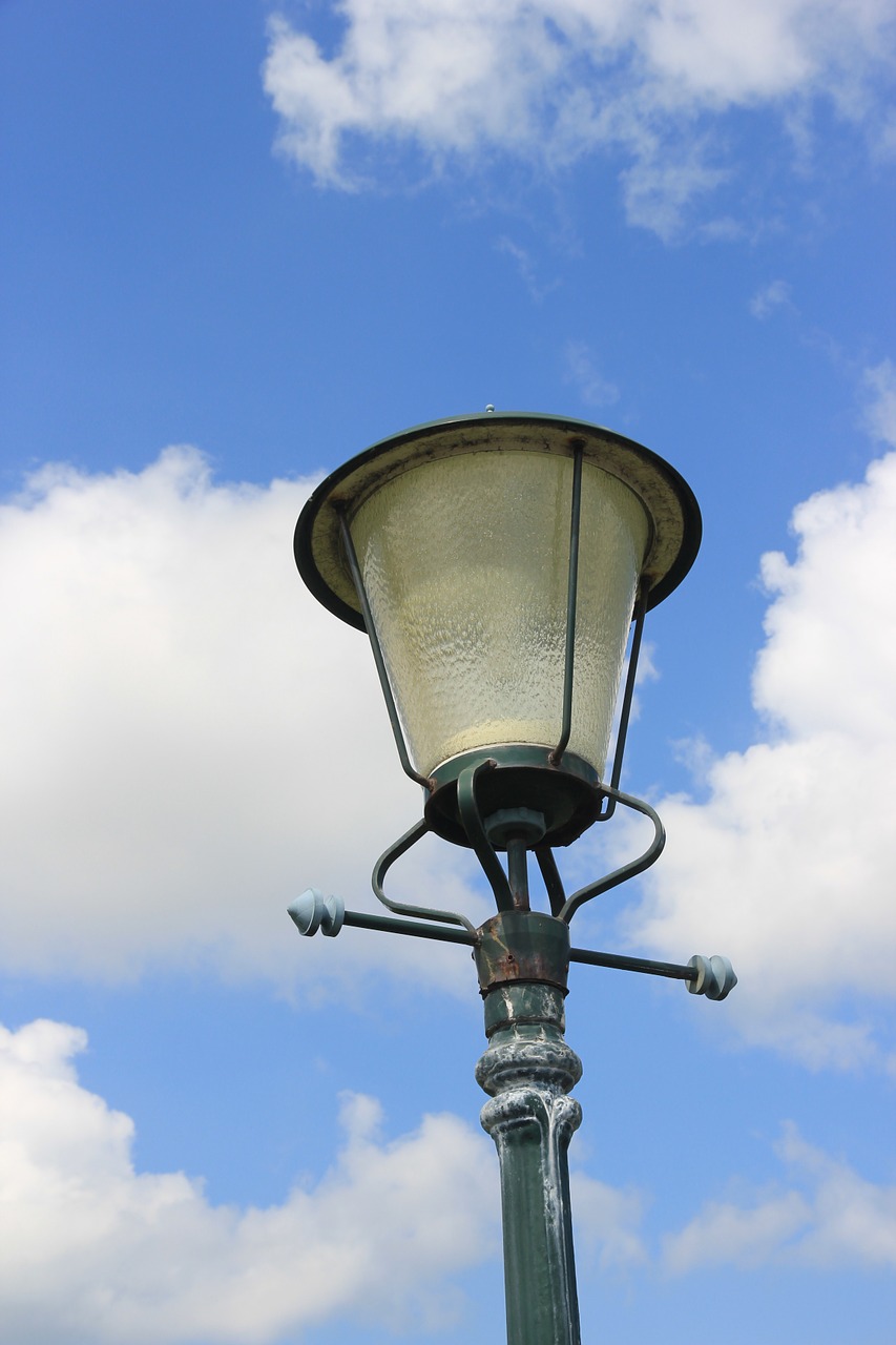 lamp post air capelle aan den ijssel free photo