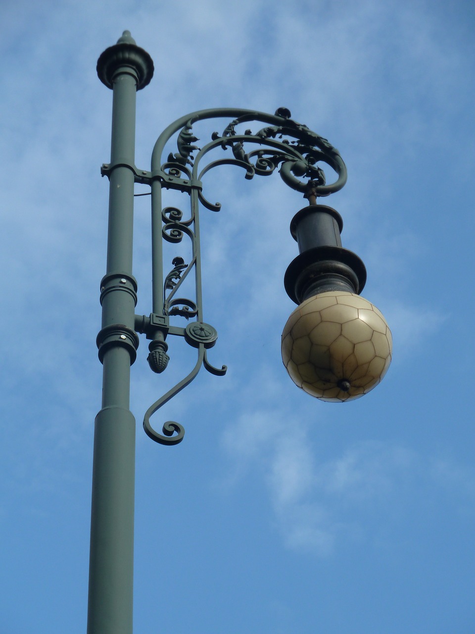 lamp post air prague free photo