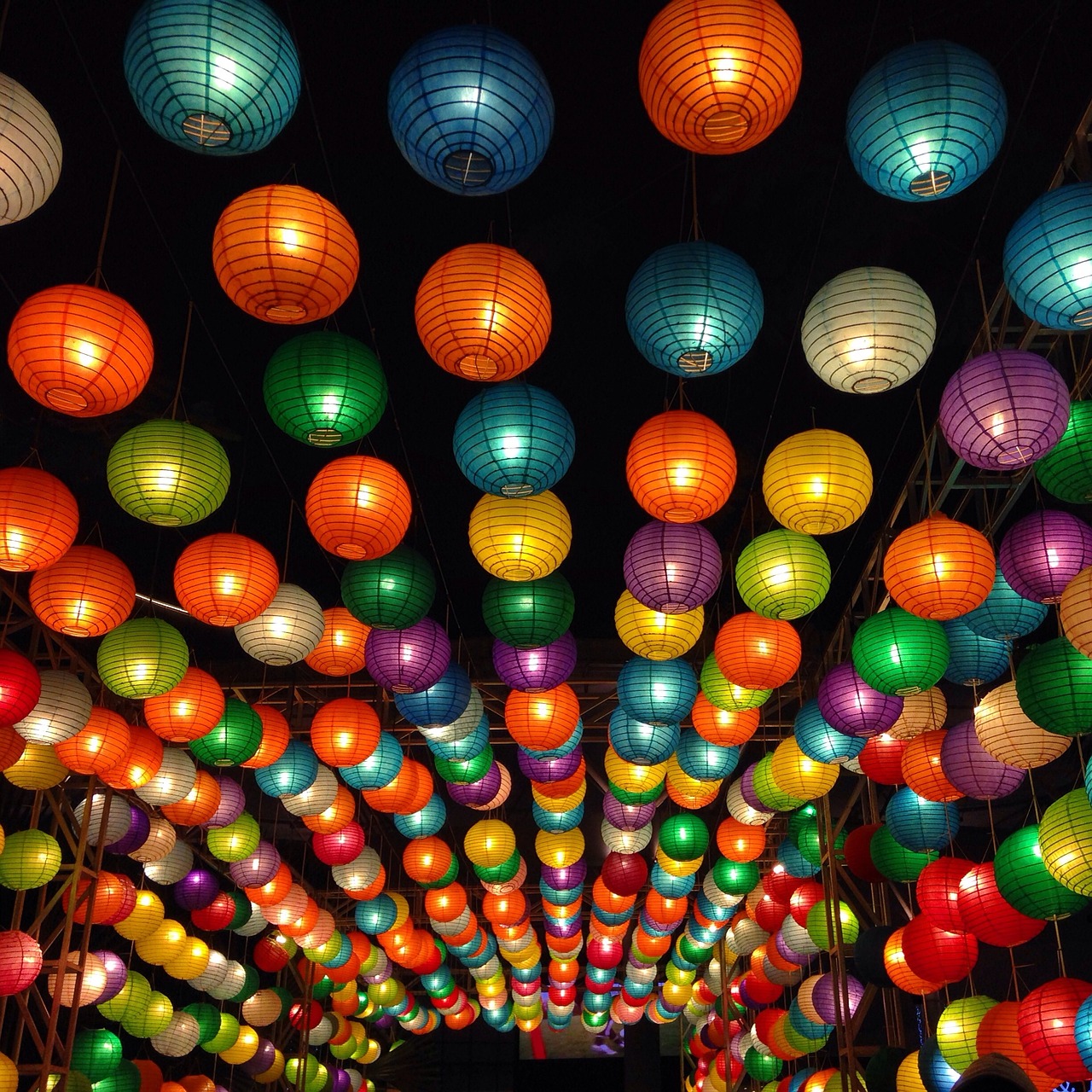 lampions lanterns chinese free photo